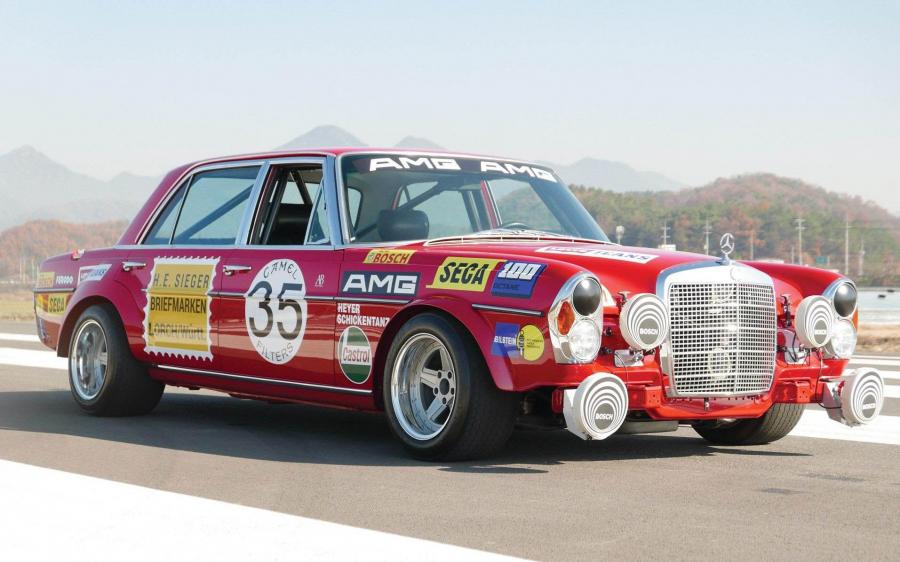 Mercedes-Benz 300 SEL 6.3 Red Pig Replica 1969 года 